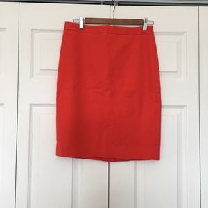 Jcrew stretchy cotton pencil skirt. Size 2.